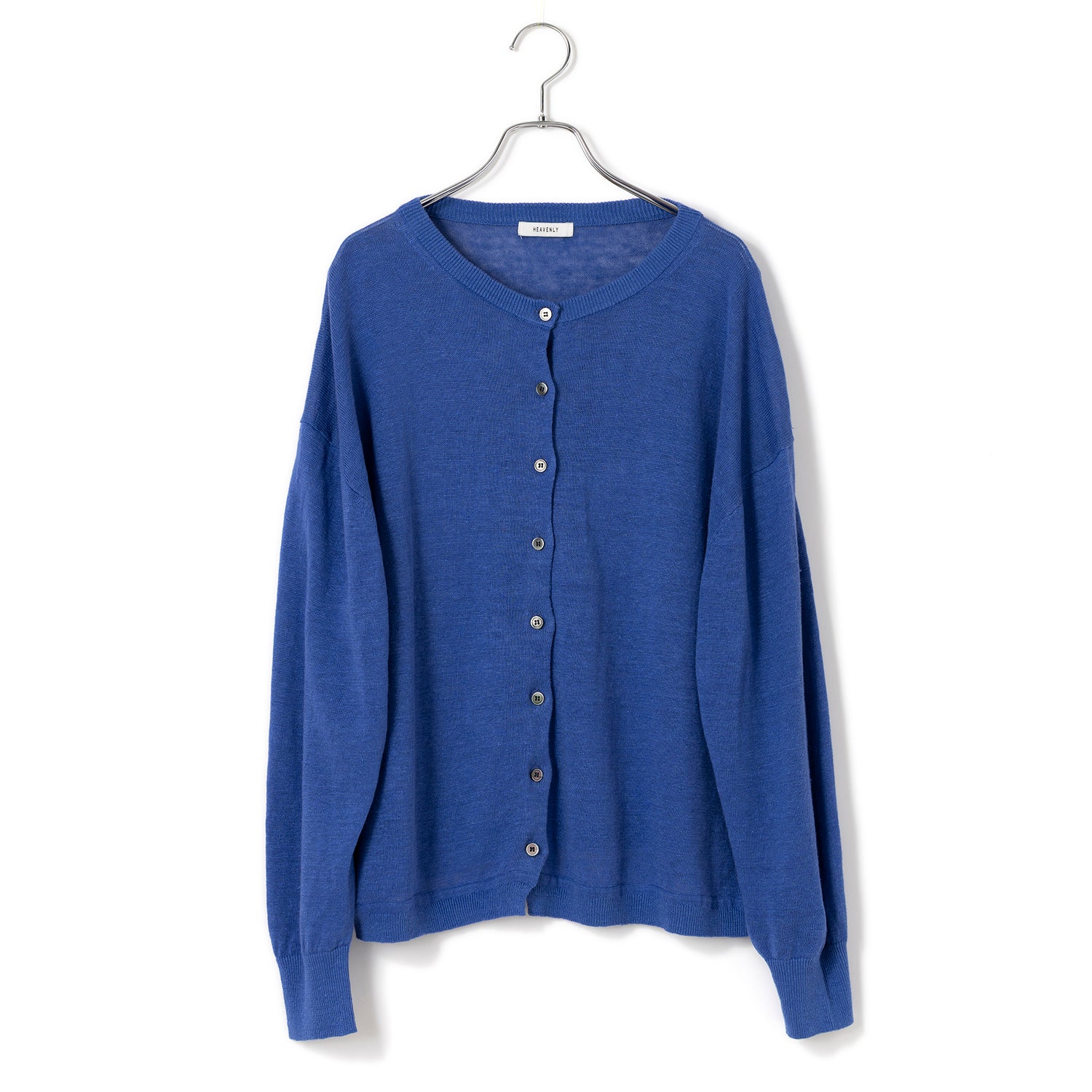 カーディガン 「HEAVENLY / ヘブンリー」Linen Knit Crew Cardigan / リネン ニット クルー カーディガン　DLI HEAVENLY カーディガン 「HEAVENLY / ヘブンリー」Linen Knit
