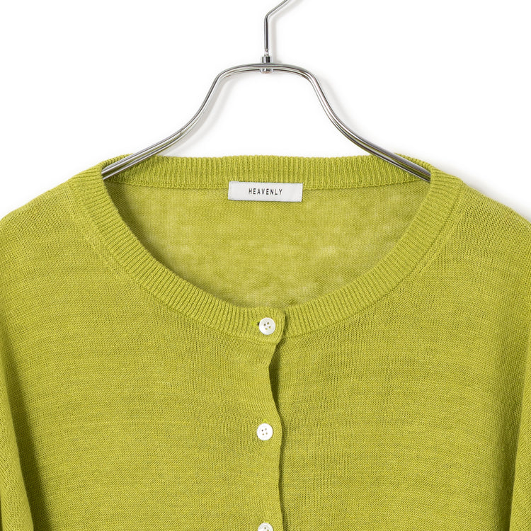 Heavenly | ヘブンリー　Linen Knit Crew Cardigan