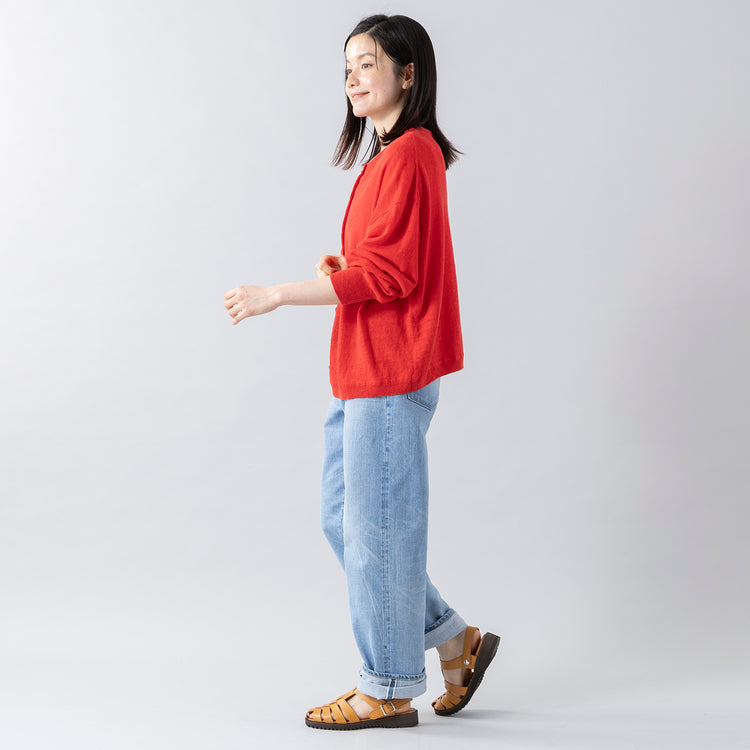 モデル身長160cm,euphoric moodのRib Tank Top|caquのモダンクラシック|GLENFIELDのシャークソールグルカサンダル,https://market.e-begin.jp/products/hpn_eup0428s_lala|https://market.e-begin.jp/products/tan_caq0085h_lala|https://market.e-begin.jp/products/jal_gfd0391q_lala