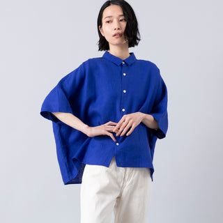 Heavenly | ヘブンリー　Linen Regularcollar Wide Shirt