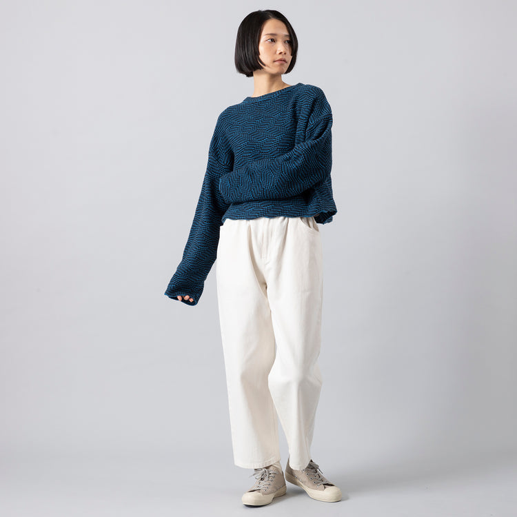 モデル身長165cm,RNA-Nのジャカードプルオーバー|HEAVENLYのCotton Linen 12oz Denim 5P Pants|Moonstarのローバスケットヴィンテージグレー,https://market.e-begin.jp/products/tky_rnn0477r_lala|https://market.e-begin.jp/products/dlt_hvr0493r_lala|https://market.e-begin.jp/products/mns_mns0286o_lala