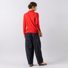 モデル身長165cm,URCH RNAのコックさんのアトリエパンツ ONE WASH|SLOWのバッファローレザーのミニカートリッジショルダー|GLENFIELDのシャークソールグルカサンダル|ENAMEL CopenhagenのNecklace Amore,https://market.e-begin.jp/products/tky_urr0782s_lala|https://market.e-begin.jp/products/ino_slw1182n_lala|https://market.e-begin.jp/products/jal_gfd0391q_lala|https://market.e-begin.jp/products/kod_ena0647r_lala