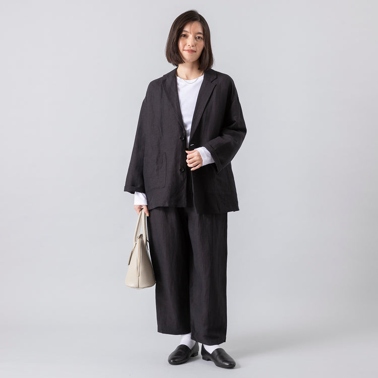 モデル身長 160cm,STIR | スティアのアルビニTスムース ロングスリーブ|HEAVENLYのLinen Rayon Wide Tapered Pants|タイドウェイのワントーンMOSSボストン|facciamoのMeringa（メリンガ）|auraのokome necklace,https://market.e-begin.jp/products/dih_sti0441h_lala|https://market.e-begin.jp/products/dlt_hvr0973r_lala|https://market.e-begin.jp/products/snk_tid0537h_lala|https://market.e-begin.jp/products/are_fac0636k_lala|https://market.e-begin.jp/products/crp_aur1119m_lala