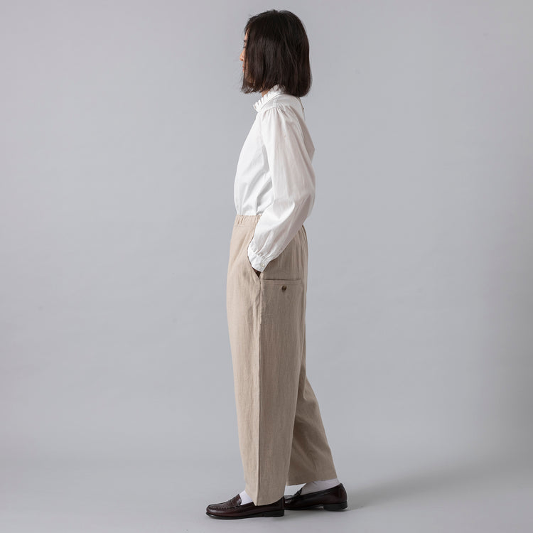 HEAVENLY | ヘブンリー　Linen Rayon Wide Tapered Pants