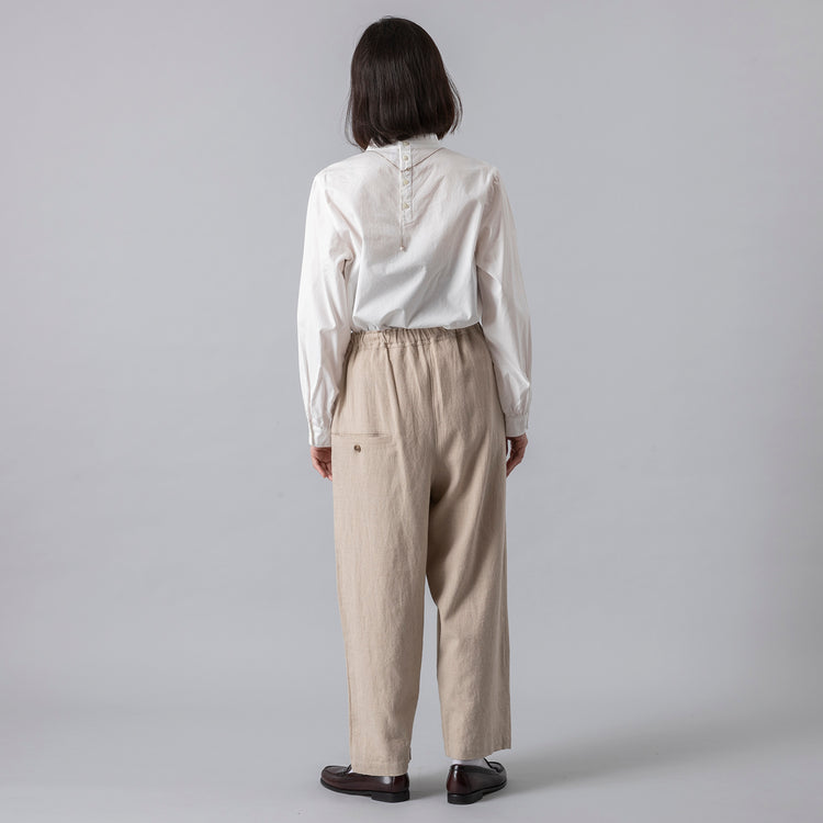 HEAVENLY | ヘブンリー　Linen Rayon Wide Tapered Pants