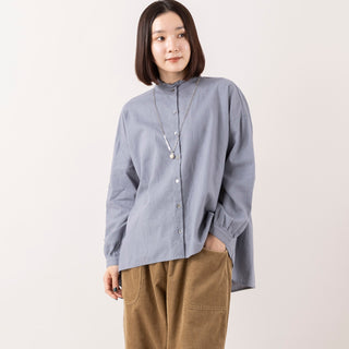HEAVENLY | ヘブンリー Cotton Linen Frillneck Blouse