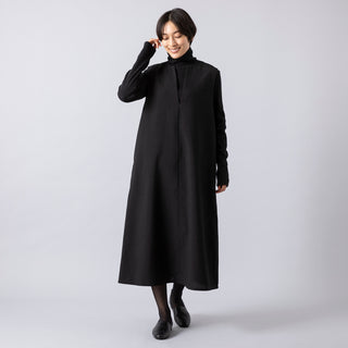 uncinq | アンサンク　Melange Ox Keyneck Jumper Skirt