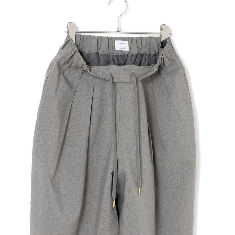 uncinq | アンサンク　Melange Ox Tuck Cropped Pants