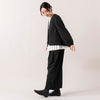 モデル身長165cm,uncinqのTypewriter Hem Pleats Pullover|uncinqのTropical Stretch Tuck Easy Pants|facciamoのMeringa（メリンガ）,https://market.e-begin.jp/products/dlt_unc1545s_lala|https://market.e-begin.jp/products/dlt_unc1537s_lala|https://market.e-begin.jp/products/are_fac0636k_lala