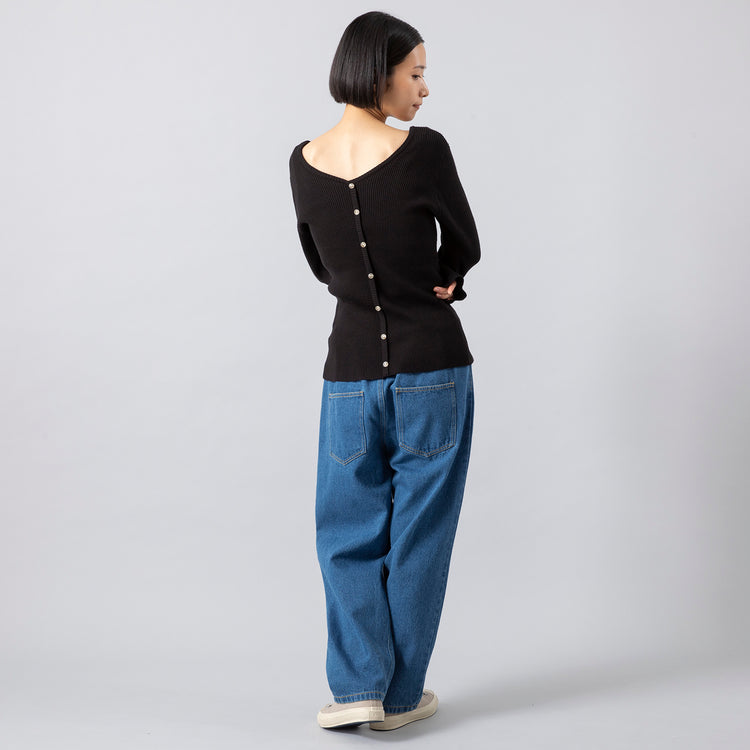 モデル身長165cm,HEAVENLYのCotton Linen 12oz Denim 5P Pants|Moonstarのローバスケットヴィンテージグレー,https://market.e-begin.jp/products/dlt_hvr0493r_lala|https://market.e-begin.jp/products/mns_mns0286o_lala