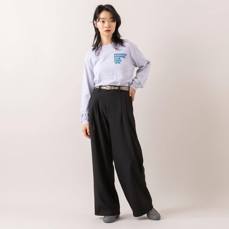 モデル身長165cm,PROGRESS RUNNING CLUBの1998 COTTON L/S T|MoonstarのDECK SPORT,https://market.e-begin.jp/products/gra_pgr1060s_lala|https://market.e-begin.jp/products/mns_mns0718r_lala