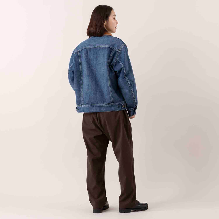 モデル身長163cm,FIL DE FERのシアーランダムリブ タートルネックP/O|ARCH&LINEのSTRETCH CREW PANTS,https://market.e-begin.jp/products/rdx_fdf1180s_lala|https://market.e-begin.jp/products/ach_ach1163s_lala