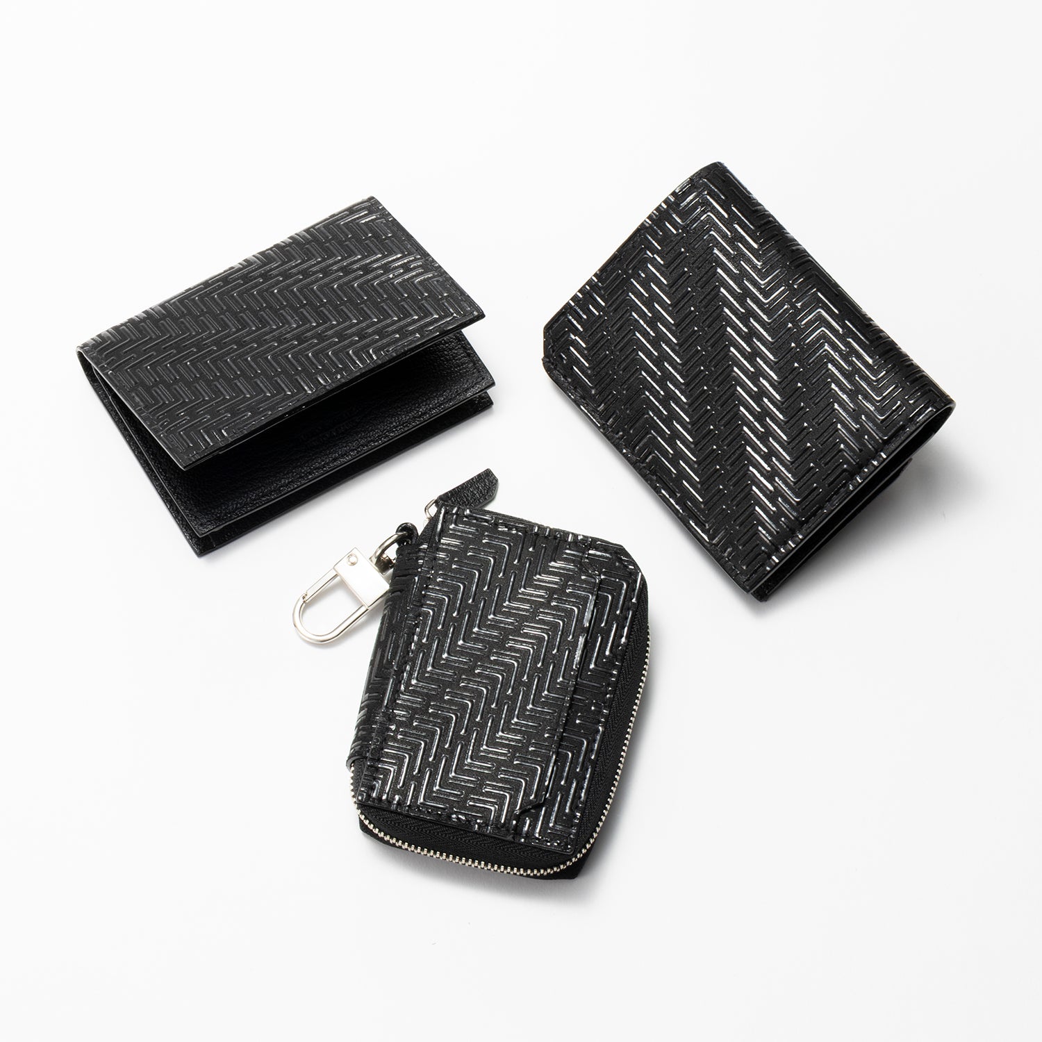 ドーナツ☺︎。ラルコバレーノ　スマートウォレットブラック スマートミニウォレット BLACK*GRAY | ラルコバレーノ公式通販