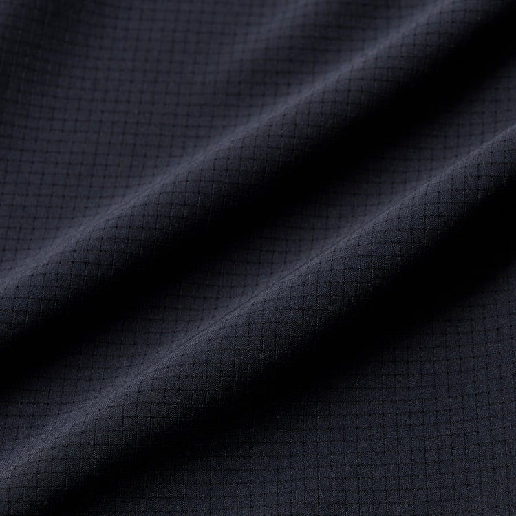 ALLOWED TO UNFOLD | アロウド トゥ アンフォールド　ドットメッシュ レギュラーカラーシャツ