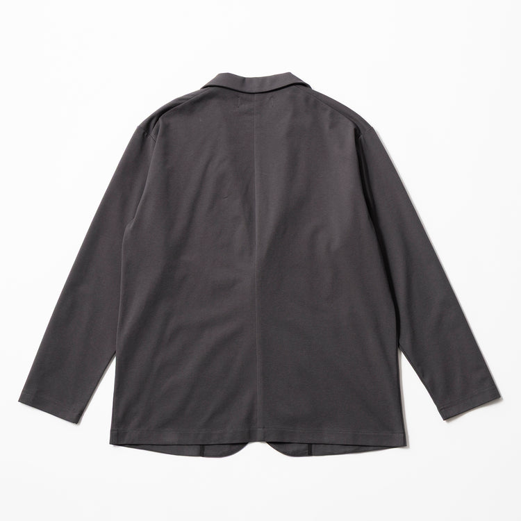 ALLOWED TO UNFOLD | アロウド トゥ アンフォールド　ソロナ混プレーティング天竺 テーラードジャケット