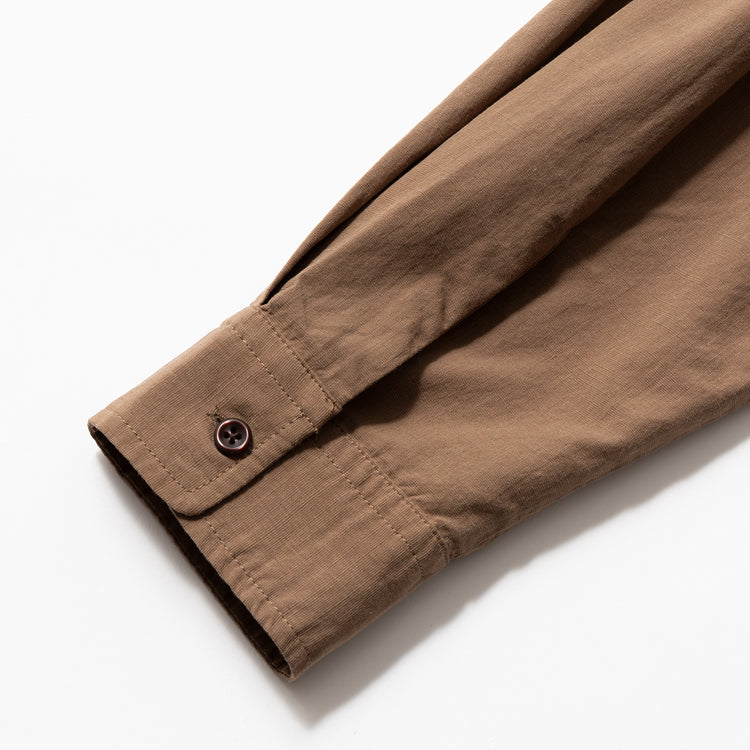 ALLOWED TO UNFOLD | アロウド トゥ アンフォールド　テックリネン ワンナップカラーシャツ