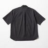 ALLOWED TO UNFOLD | アロウド トゥ アンフォールド ドビーメッシュ ドットボタンワンナップカラー半袖シャツ