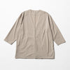 ALLOWED TO UNFOLD | アロウド トゥ アンフォールド ナイロンストレッチ ノーカラー7分袖ジャケット