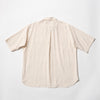 ALLOWED TO UNFOLD | アロウド トゥ アンフォールド テックリネン ワンナップカラーシャツ