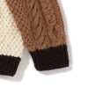HIMALAYAN CLIMBER'S HAND-KNIT | ヒマラヤン クライマーズ ハンドニット 手編み色切り替えクルーカーディガン