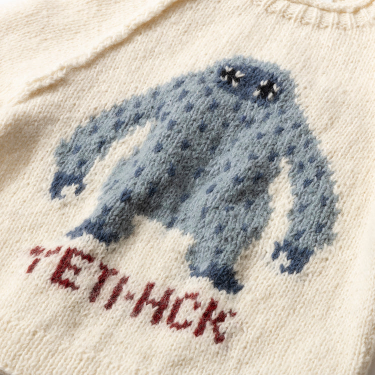 HIMALAYAN CLIMBER'S HAND-KNIT | ヒマラヤン クライマーズ ハンドニット　手編み YETIジャカードクルー