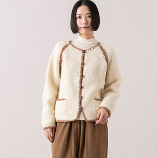 HIMALAYAN CLIMBER'S HAND-KNIT | ヒマラヤン クライマーズ ハンドニット　手編み かぎ針カーディガン