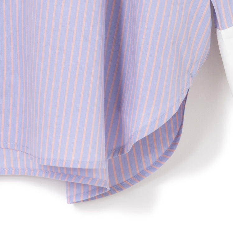 TUTIE. | ツチエ　コットンセルロースストライプシャツ