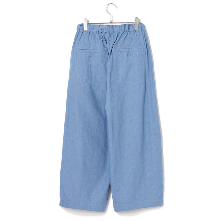 TUTIE. | ツチエ　コットンリネンデニムタックパンツ