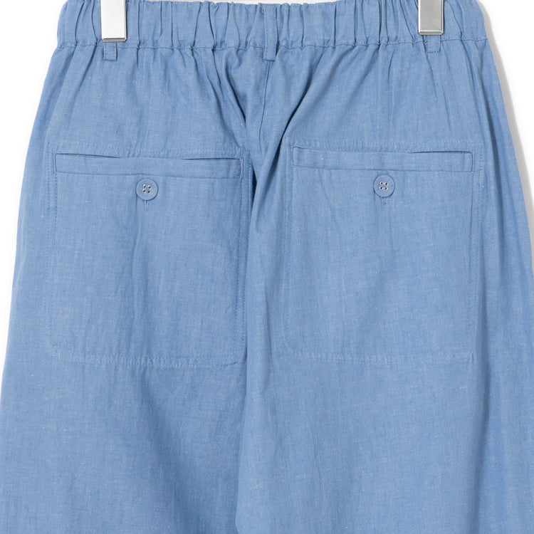 TUTIE. | ツチエ　コットンリネンデニムタックパンツ