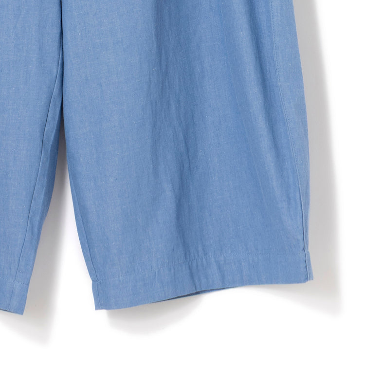 TUTIE. | ツチエ　コットンリネンデニムタックパンツ