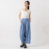 モデル身長165cm,HEAVENLYのLinen Frenchsleeve Wide Shirt|TUTIE.のコットンリネンデニムタックパンツ|Organic handloomのGURKHA PLATFORM|MASTER&Co.のクウォーターメッシュレザーベルト|Taaiiのベネチアンチェーンスリムネックレス,https://market.e-begin.jp/products/dlt_hvr0400u_lala|https://market.e-begin.jp/products/equ_tte0274u_lala|https://market.e-begin.jp/products/sed_ogh0417u_lala|https://market.e-begin.jp/products/mhg_msc0819p_lala|https://market.e-begin.jp/products/tii_tii1120n_lala