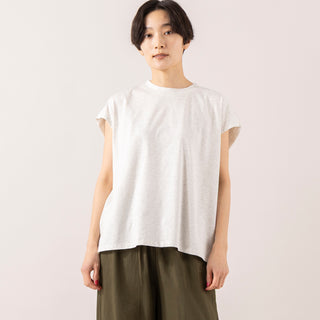 TUTIE. | ツチエ　接触冷感コットンソロナフレンチスリーブTシャツ