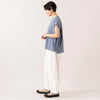 モデル身長 163cm,TUTIE.のコットンリネンデニムタックパンツ|UNIVERSAL OVERALLのUO12|rapiécageのフラワープレートコードブレス,https://market.e-begin.jp/products/equ_tte0274u_lala|https://market.e-begin.jp/products/sed_uni0290u_lala|https://market.e-begin.jp/products/rdx_rpc0311u_lala
