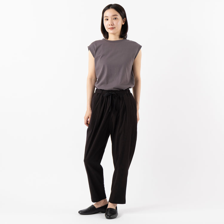 モデル身長163cm(ロング丈着用),HEAVENLYのCotton CS Nosleeve Pullover,https://market.e-begin.jp/products/dlt_hvr0485u_lala
