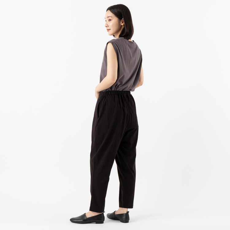 モデル身長163cm(ロング丈着用),HEAVENLYのCotton CS Nosleeve Pullover,https://market.e-begin.jp/products/dlt_hvr0485u_lala