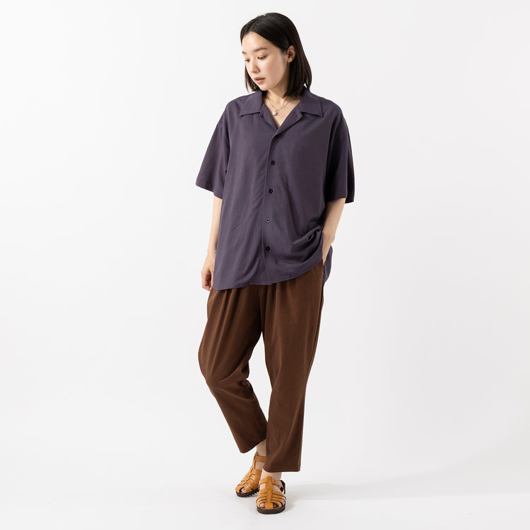 モデル身長163cm(ロング丈着用),ARMY TWILL SANFORIZEDの別注 Soft Twill HS Shirt|GLENFIELDのシャークソールグルカサンダル|in moodの2連パール×シルバーネックレス,https://market.e-begin.jp/products/mul_amt0387u_lala|https://market.e-begin.jp/products/jal_gfd0391q_lala|https://market.e-begin.jp/products/inm_inm0825p_lala