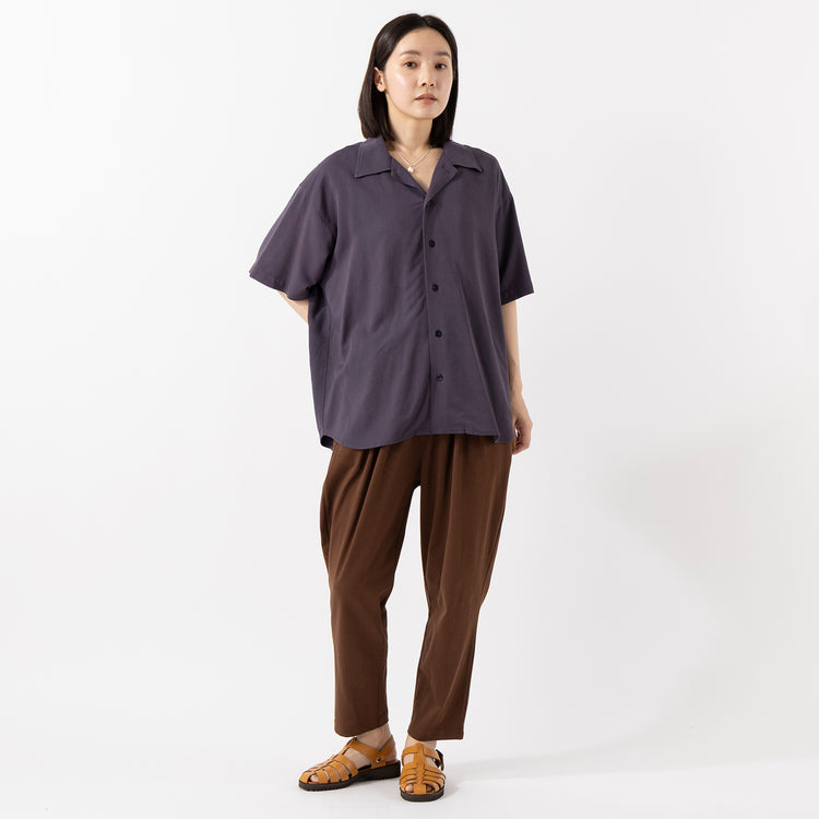 モデル身長163cm(ロング丈着用),ARMY TWILL SANFORIZEDの別注 Soft Twill HS Shirt|GLENFIELDのシャークソールグルカサンダル|in moodの2連パール×シルバーネックレス,https://market.e-begin.jp/products/mul_amt0387u_lala|https://market.e-begin.jp/products/jal_gfd0391q_lala|https://market.e-begin.jp/products/inm_inm0825p_lala