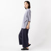 モデル身長163cm(ロング丈),TUTIE.の強撚クレープハイネックプルオーバー|GLENFIELDのシャークソールビジネスサンダル,https://market.e-begin.jp/products/equ_tte0493u_lala|https://market.e-begin.jp/products/equ_tte0490u_lala|https://market.e-begin.jp/products/jal_gfd0392q_lala