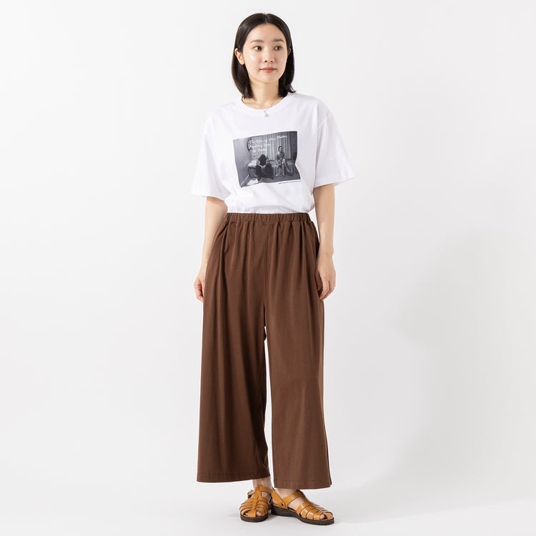 モデル身長163cm(ロング丈),BOYNA×NINA MENKESのNINA MENKES映画Tシャツ|GLENFIELDのシャークソールグルカサンダル|in moodの2連パール×シルバーネックレス,https://market.e-begin.jp/products/byn_bnm0944q_lala|https://market.e-begin.jp/products/jal_gfd0391q_lala|https://market.e-begin.jp/products/inm_inm0825p_lala
