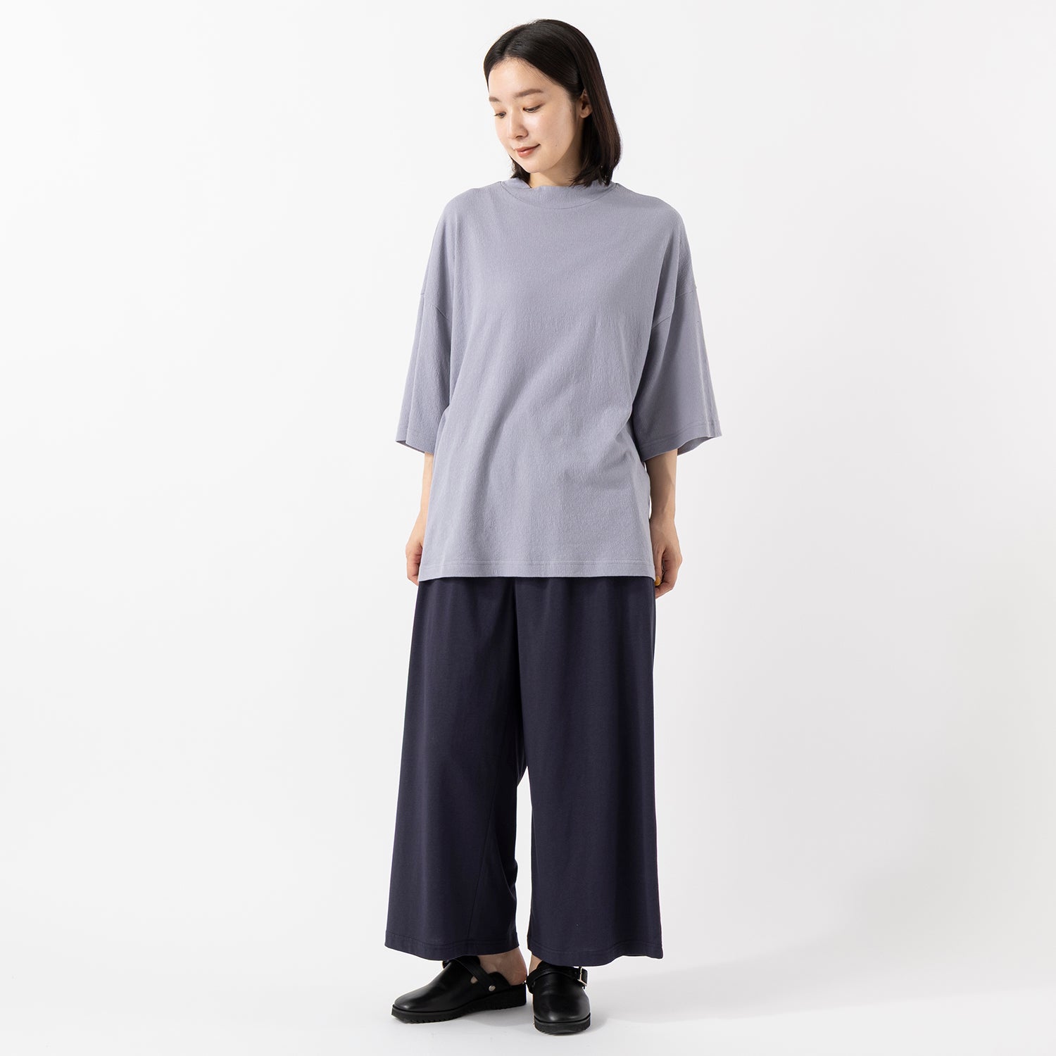 TUTIE. | ツチエ 強撚クレープハイネックプルオーバー