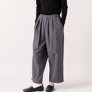 TUTIE. | ツチエ　丈の選べるコットンヘリンボンパンツ