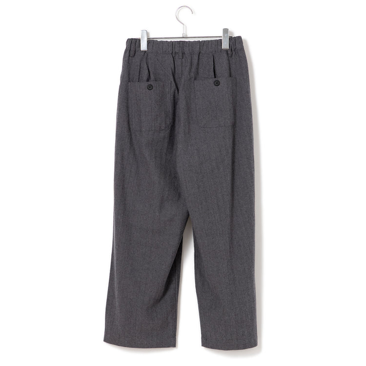 TUTIE. | ツチエ　丈の選べるコットンヘリンボンパンツ