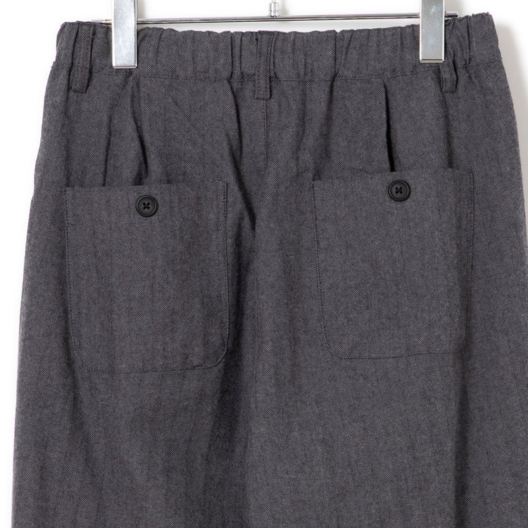 TUTIE. | ツチエ　丈の選べるコットンヘリンボンパンツ