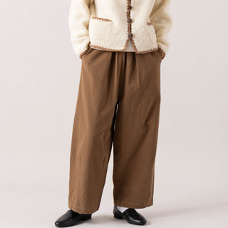 TUTIE. | ツチエ　丈の選べるコットンピーチ起毛パンツ