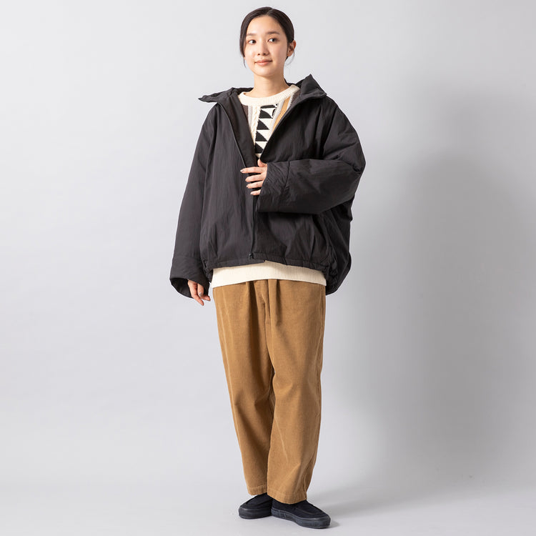 モデル身長163cm,RNA-Nの3Dニットプルオーバー|HEAVENLYのCorduroy Front Tuck Easy Pants|MOONSTARのLOAFY,https://market.e-begin.jp/products/tky_rnn0676r_lala|https://market.e-begin.jp/products/dlt_hvr0684r_lala|https://market.e-begin.jp/products/mns_mns0147p_lala