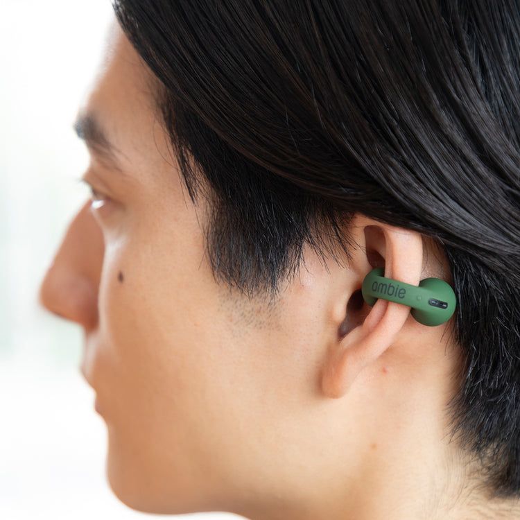 左耳ジャンク品】ambie アンビー sound earcuffs - イヤフォン