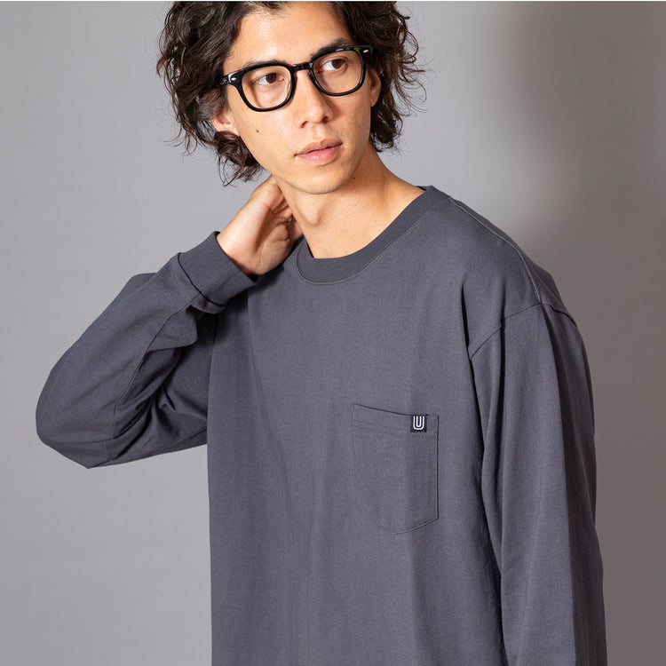 UNIVERSAL OVERALL | ユニバーサルオーバーオール Begin別注 Wロゴがアクセントの大人ロンT