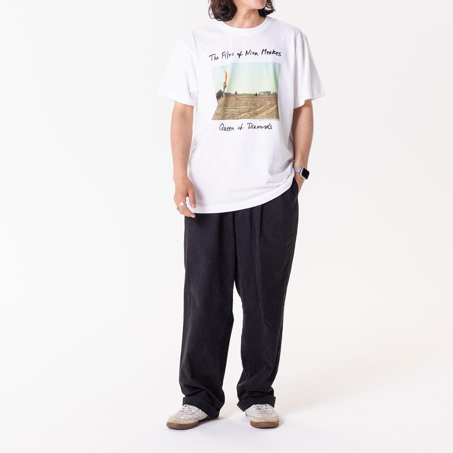 ニナ メンケスの世界 クィーンオブダイヤモンド Tシャツ 映画 Begin×NINA MENKES | ビギン×ニナ・メンケス Begin別注 NINA MENKES