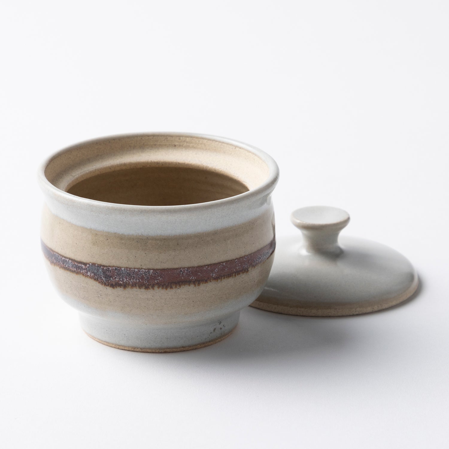 益子焼の壺 健一窯 | ケンイチガマ Begin別注 益子焼・梅干し壺（健一窯／大塚雅淑）