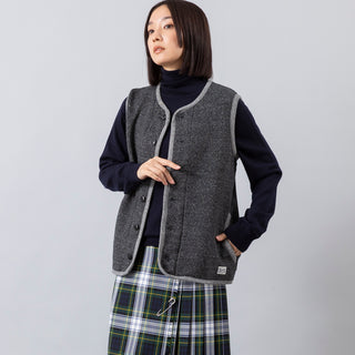 kepani | ケパニ クルー前開きベスト